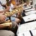 The II-V-I Orchestra and sheet music rest while ballroom dance is taught on Sunday. Daniel Brenner I AnnArbor.com
